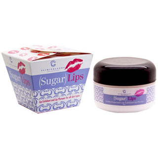 Clinical Care (Sugar)Lips - Exfoliant and Plumper in a 0.5 oz jar, ideal for retail in spas and salons.