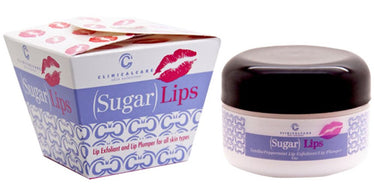 Clinical Care (Sugar)Lips - Exfoliant and Plumper in a 0.5 oz jar, ideal for retail in spas and salons.