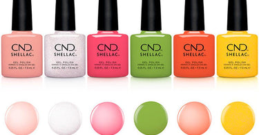 CND Shellac & Vinylux Gleam & Glow Collection Display