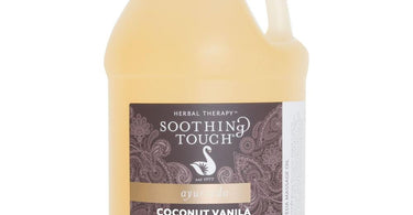 Soothing Touch Coconut Vanilla Herbal Therapy Massage Oil 1 Gallon