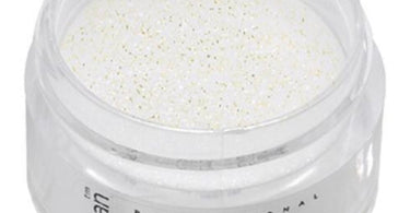 Artisan White Glitter Acrylic Powder for professional nail services