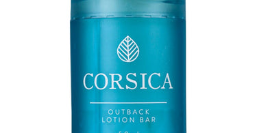 Corsica Lotion Bar Outback 50 ml in hand