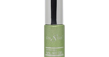Cre8tion Detailing Nail Art Gel Striper in Green Platinum shade for professional nail design