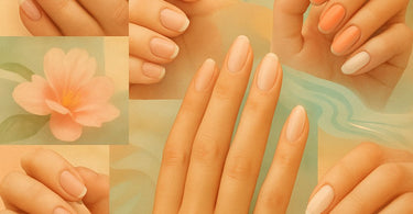 Nail Health Challenge progression showing transformation from damaged to healthy nails over three months