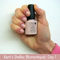 Shellac Attack!- The Nail Biter Experience- Day 1 - Review by Kerri