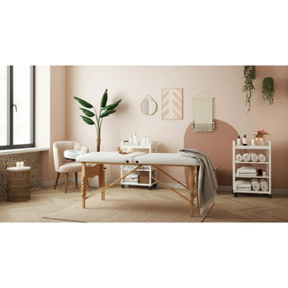 Elegant and affordable day spa furniture setup