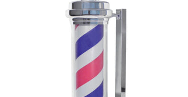 Deluxe Barber Pole Light Up and Revolving by Scalpmaster