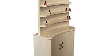 Nail Polish Racks with Style - 270 Bottles & Storage