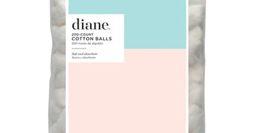 Diane Cotton Balls 200 Pack - Premium Salon Quality Cotton Balls for Professional Use
