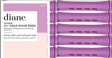 Diane Long Cold Wave Perm Rods - Essential Tools for Perfect Curls