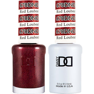 DND Duo Red Louboutin Soak-Off Gel Polish and Nail Lacquer Set