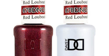 DND Duo Red Louboutin Soak-Off Gel Polish and Nail Lacquer Set