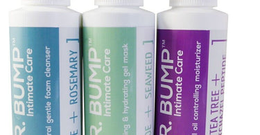 Dr. Bump 3 Step Natural Post Waxing Treatment Kit for intimate and facial areas, case of 2 professional kits