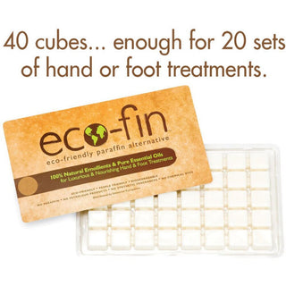 Eco-Fin paraffin alternative green tea aloe blend cubes