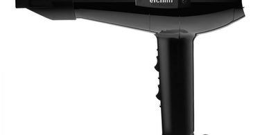 Elchim 2001 High Pressure Professional Hair Dryer in sleek black - 2,000 watts of power for fast and flawless drying.