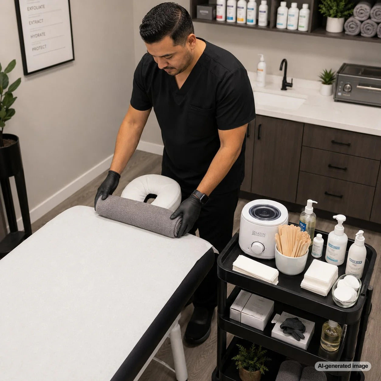 Ergonomic Body Positioning For Full Back Waxing Services: Save Your Sp – Pure Spa Direct