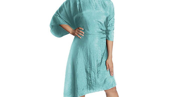 Essel Crinkle Cape in Teal