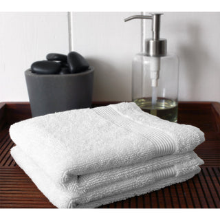 Essence Collection Luxurious Washcloth - 13 Inches x 13 Inches, Blue Shadow, by The Turkish Towel Company