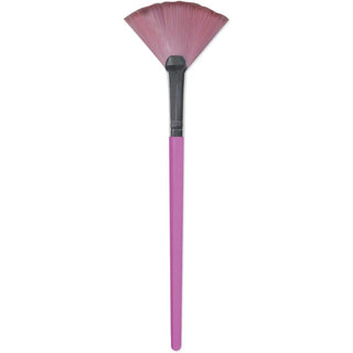 Fantasea Pink 2-Tone Translucent Fan Brush for Spa Treatments