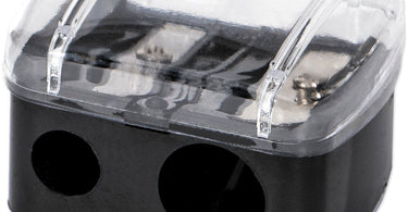 Fantasea 2-Way Pencil Sharpener on a clean, white surface, ready for professional use.