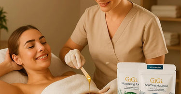 Gigi Hard Wax Beads for smooth, professional hair removal from brows to bikini line
