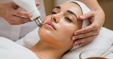 Microdermabrasion crystals and machine for professional spa treatments