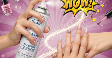 DeMert Nail Enamel Dryer Spray - Quick-Dry Solution for Salon Professionals