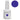 Gelish Soak Off Gel Polish Anime-zing Color from Hello Pretty Collection in 0.5 oz size by Harmony - bright dark purple neon creme shade