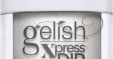 Gelish Xpress Dip No Limits 1.5 oz. jar in a vibrant pink shade, perfect for fast and durable salon dip powder manicures.