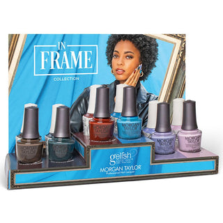 Gelish/Morgan Taylor In Frame Collection - Mixed 12 Piece Display