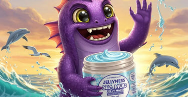 Jellyness Sea Mud Jelly Mask by Waxness - a luxurious detoxifying facial mask for spa professionals