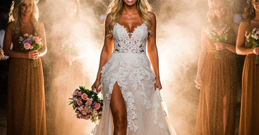 Bride with a flawless MineTan Perfect Bride Pro glow on her wedding day