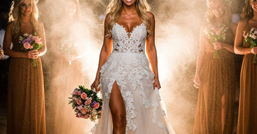 Bride with a flawless MineTan Perfect Bride Pro glow on her wedding day