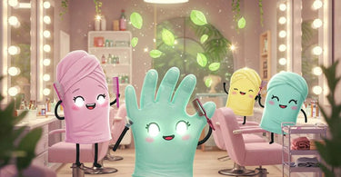 Eco Gloves Biodegradable Nitrile Gloves for spa and salon professionals