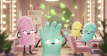 Eco Gloves Biodegradable Nitrile Gloves for spa and salon professionals