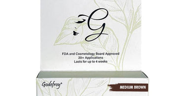 Godefroy Professional Eyebrow Tint - Medium Brown for salon and spa use