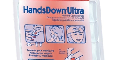 Graham Hands Down Ultra Nail and Cosmetic Pads in a professional salon setting