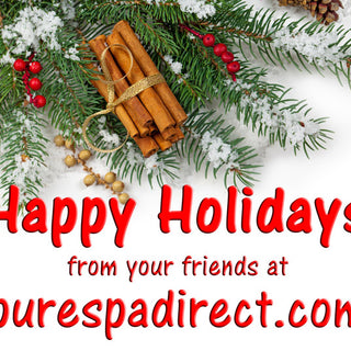 Happy Holidays from Pure Spa Direct!