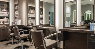 Salon clients enjoying premium services through financing options