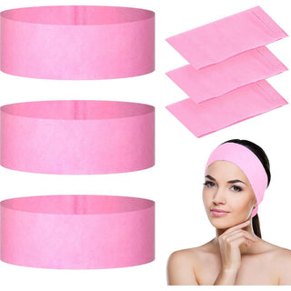 High-quality adjustable length disposable headbands for professional use