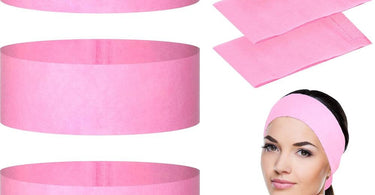 High-quality adjustable length disposable headbands for professional use