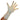 A pair of high-risk blue powder-free latex exam gloves, 10 mil thick, showcasing extended length and textured grip for professional spa and salon use.