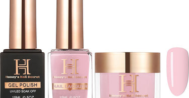 Honey's Nail Secret Combo #HP 258 - UV/LED Soak Off Gel Polish, Nail Lacquer, and Acrylic Powder