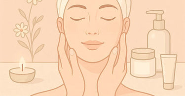 Microdermabrasion treatment being performed by a skincare professional
