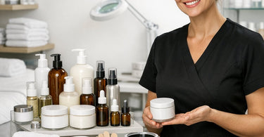 Salon owner consulting with client about personalized beauty services