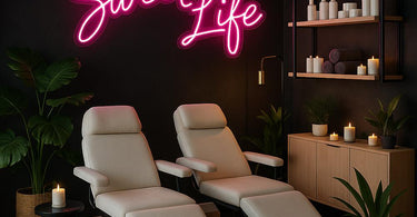 Relaxing spa setting with soft lighting, candles, and luxurious towels
