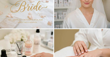 Bridal beauty services at a spa or salon, showcasing a bride receiving a luxurious treatment