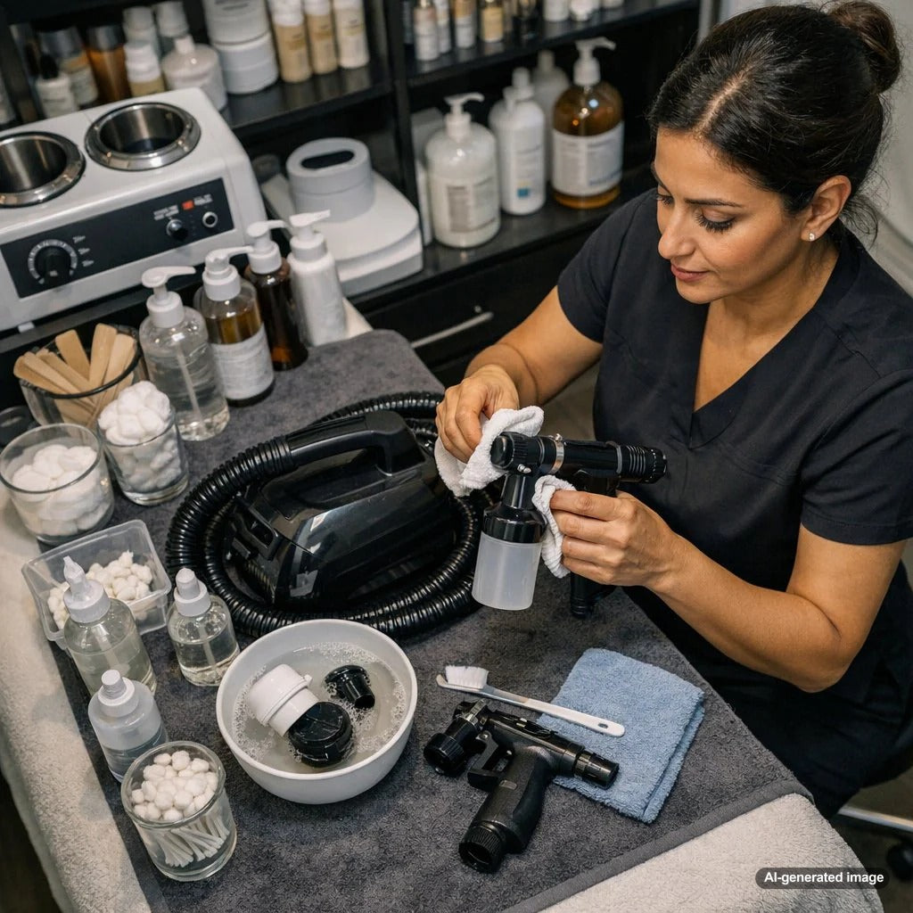 How To Properly Clean A Professional Spray Tan Machine: The Ultimate G ...