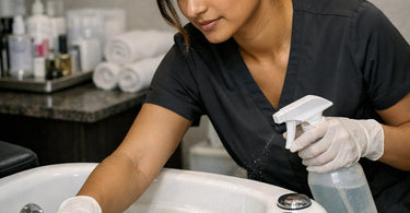 Proper professional foot bath sanitation and cleaning supplies from Pure Spa Direct