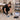 A professional salon worker cleaning a stubborn blue wax spill from a laminate floor using a plastic scraper and microfiber cloth, showcasing the proper tools and technique.